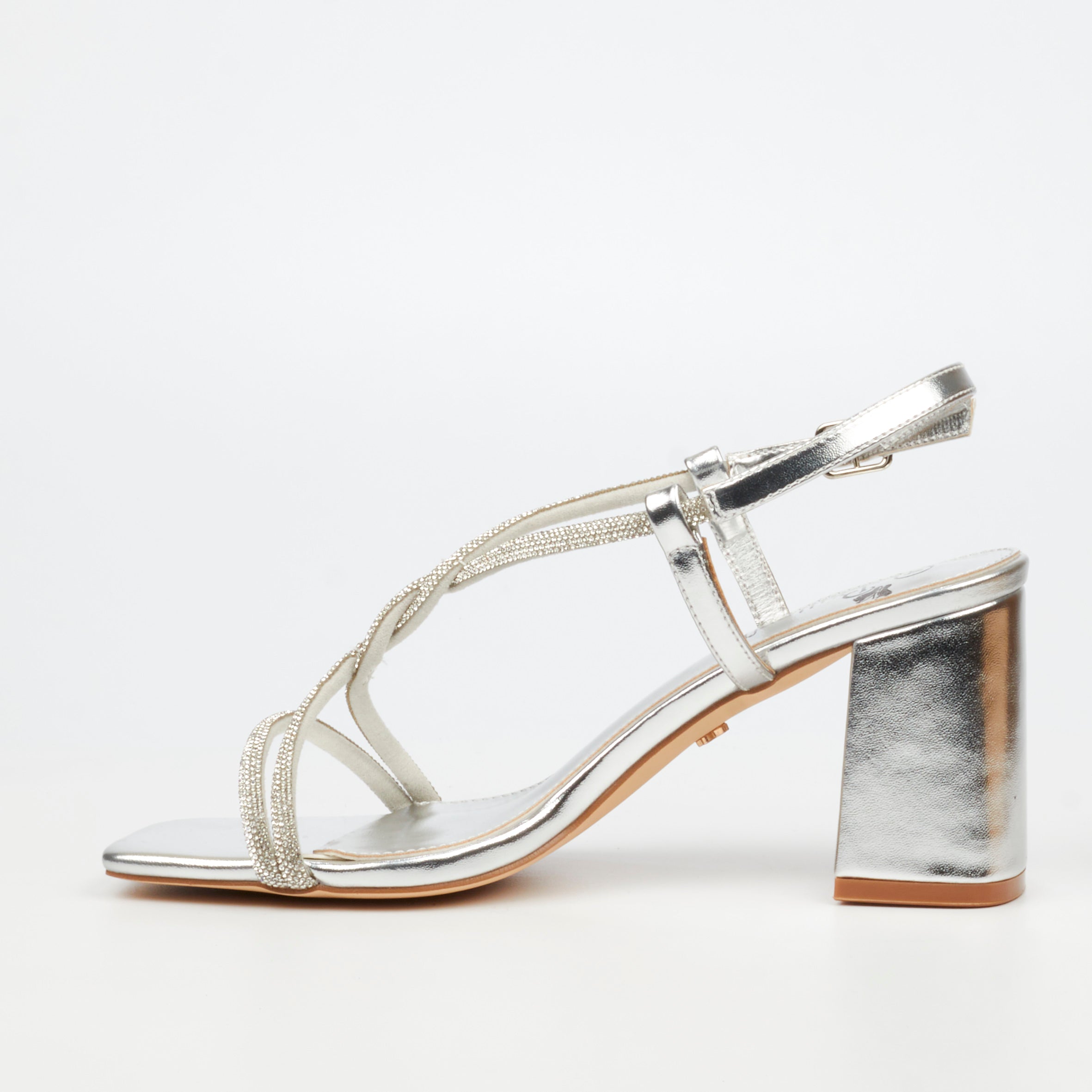 Butterfly Feet Amelle 1 Heel - Silver footwear Butterfly Feet
