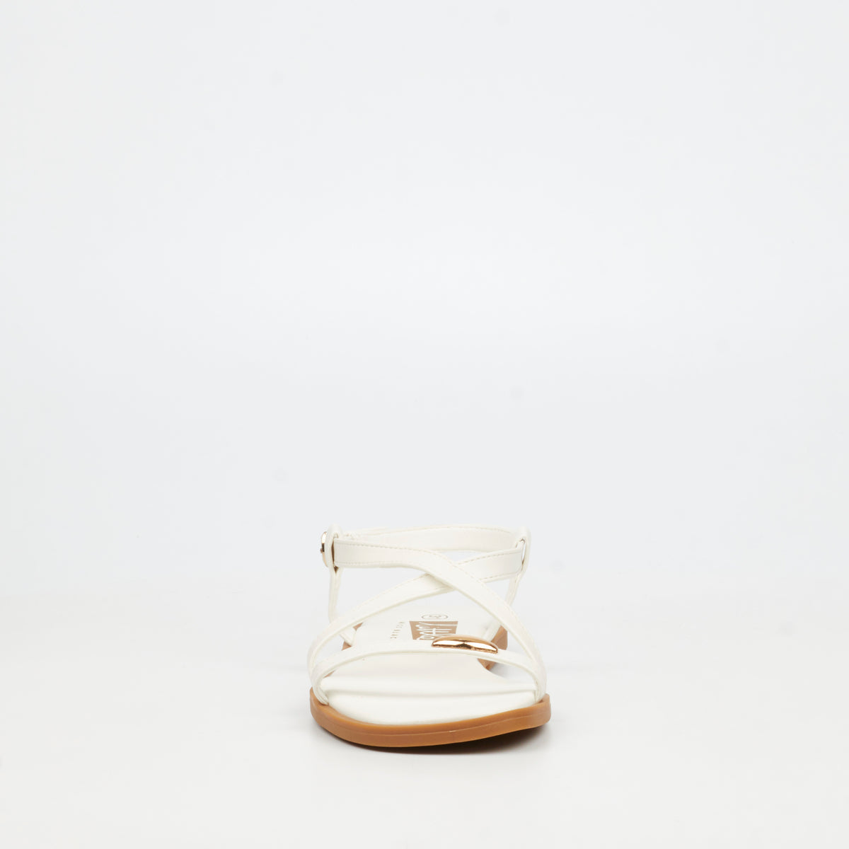 Little Miss Black Amy 2 Flatform - White