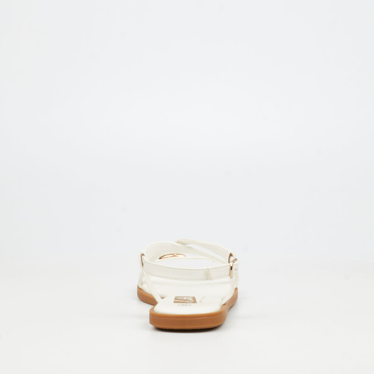 Little Miss Black Amy 2 Flatform - White