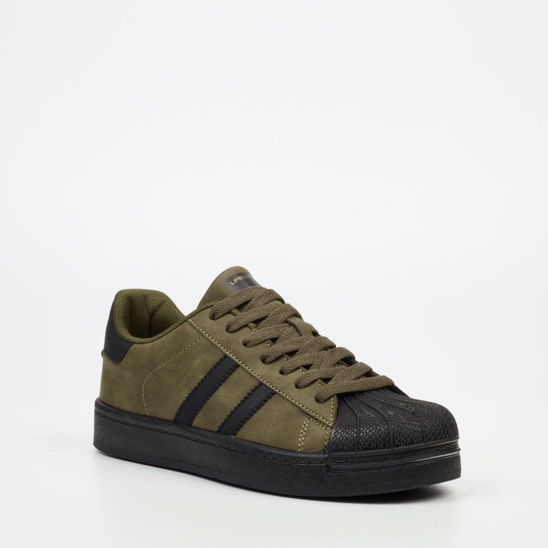 Urbanart Andi 1 Faux Nubuck Sneaker - Olive footwear UBRT