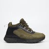 Mazerata Andrea 3 Mesh / Faux Nubuck Ankle Boot - Olive footwear Mazerata