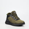 Mazerata Andrea 3 Mesh / Faux Nubuck Ankle Boot - Olive footwear Mazerata