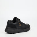Mazerata Andrea 6 Faux Wax / Faux Nubuck Sneaker - Black footwear Mazerata