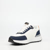 Mazerata Andrea 6 Faux Wax / Faux Nubuck Sneaker - White footwear Mazerata