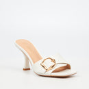 Miss Black Anele 2 Heel - White footwear Miss Black