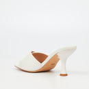 Miss Black Anele 2 Heel - White footwear Miss Black