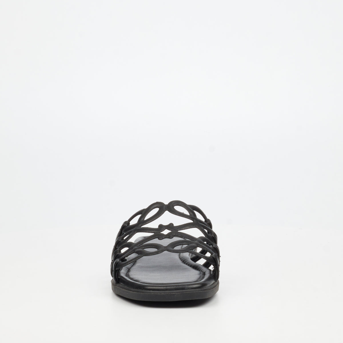 Miss Black Angeline 1 Flat Sandal - Black