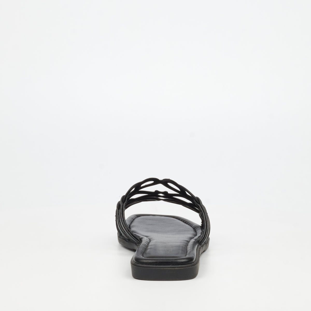Miss Black Angeline 1 Flat Sandal - Black
