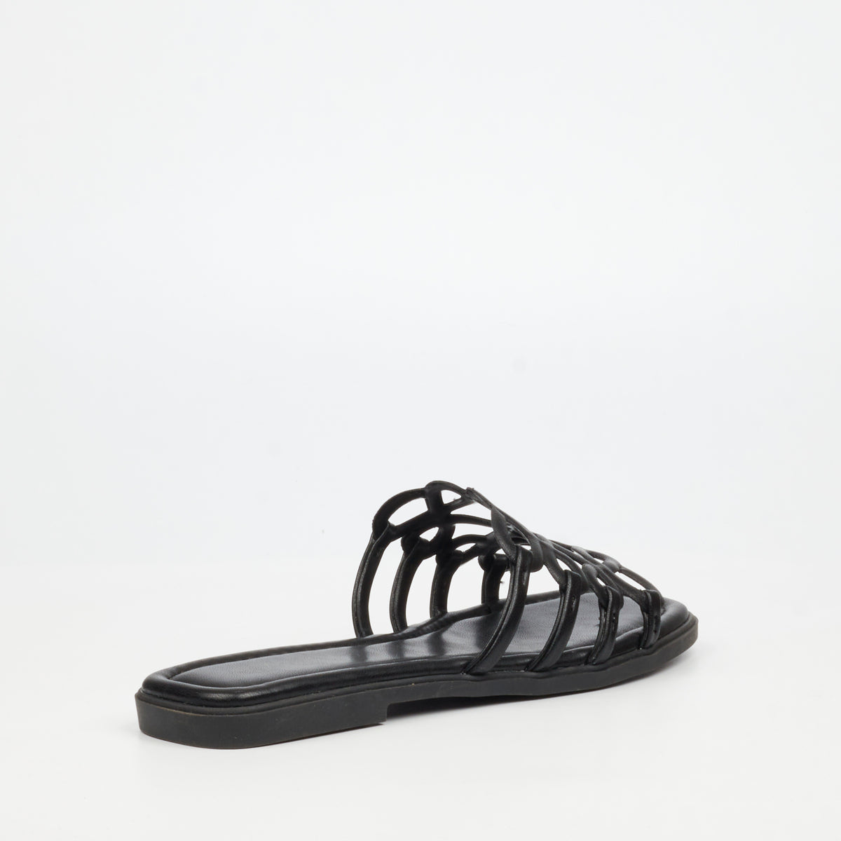 Miss Black Angeline 1 Flat Sandal - Black