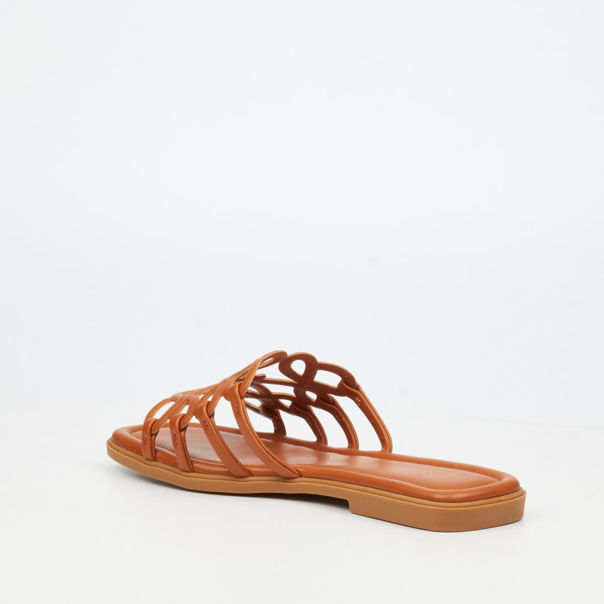 Miss Black Angeline 1 Flat Sandal - Camel