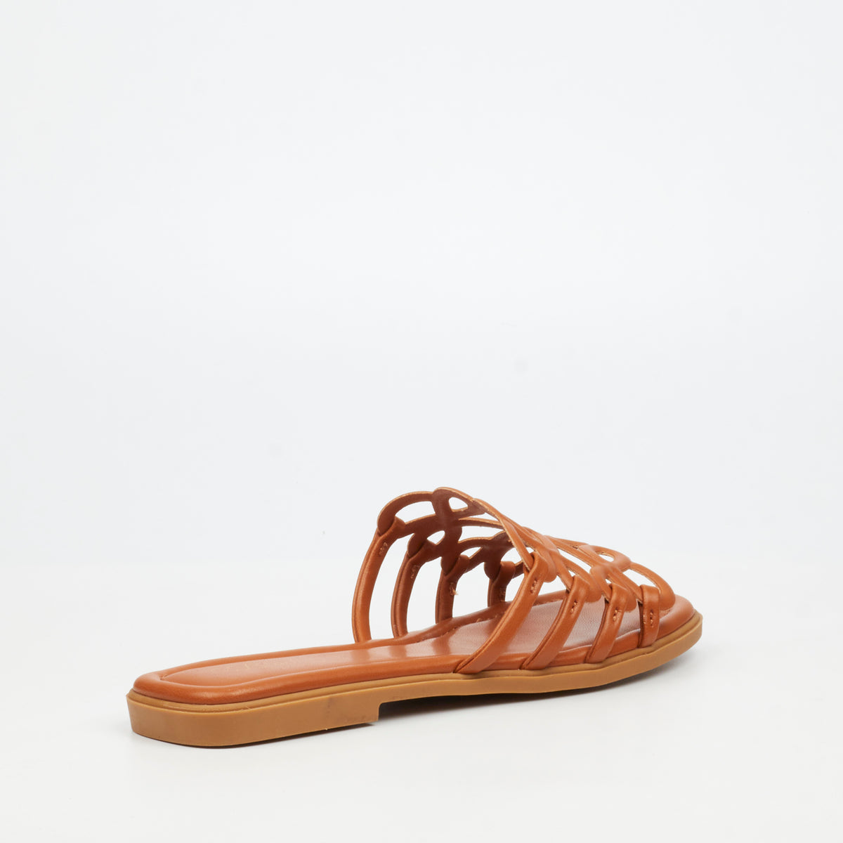 Miss Black Angeline 1 Flat Sandal - Camel