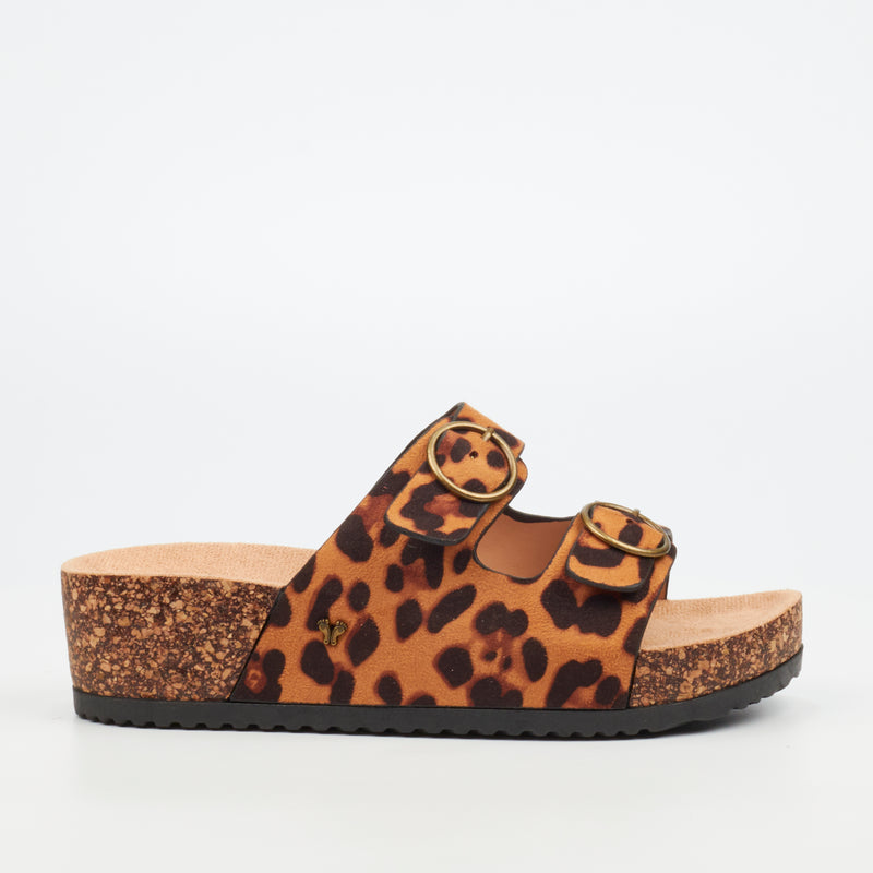 Butterfly Feet Angelo 1 Flatform - Leopard footwear Butterfly Feet   