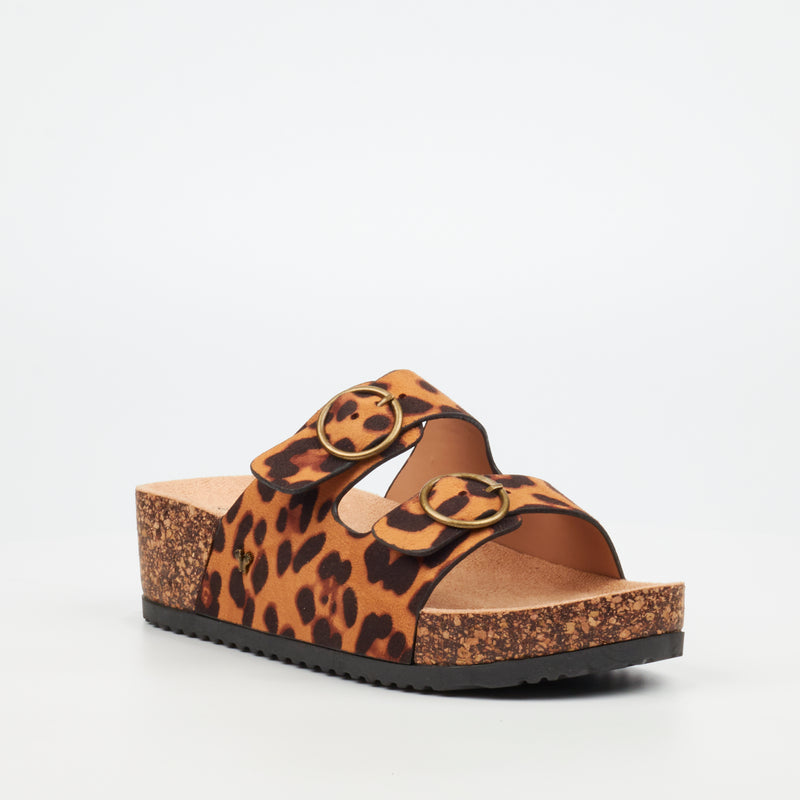 Butterfly Feet Angelo 1 Flatform - Leopard footwear Butterfly Feet   