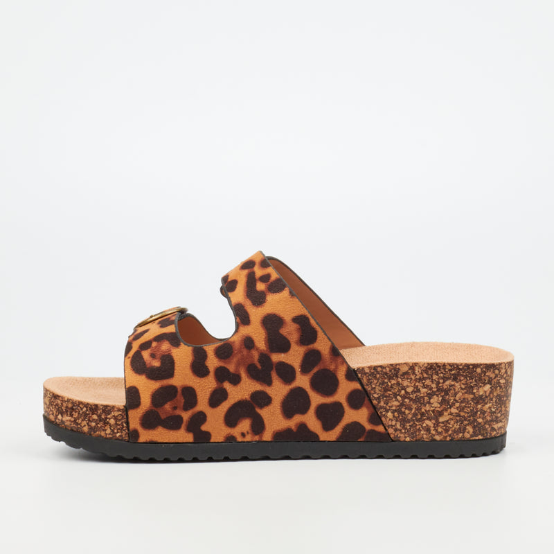 Butterfly Feet Angelo 1 Flatform - Leopard footwear Butterfly Feet   