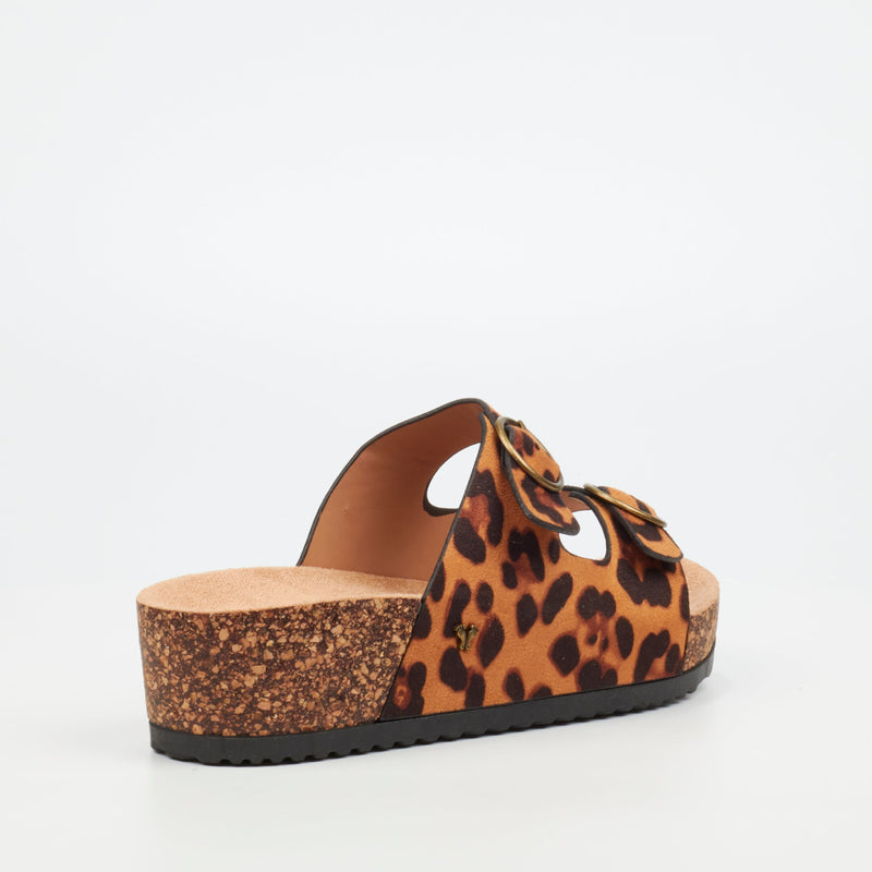 Butterfly Feet Angelo 1 Flatform - Leopard footwear Butterfly Feet   