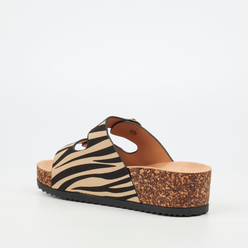 Butterfly feet Angelo 1 Flatform - Zebra footwear Butterfly Feet   