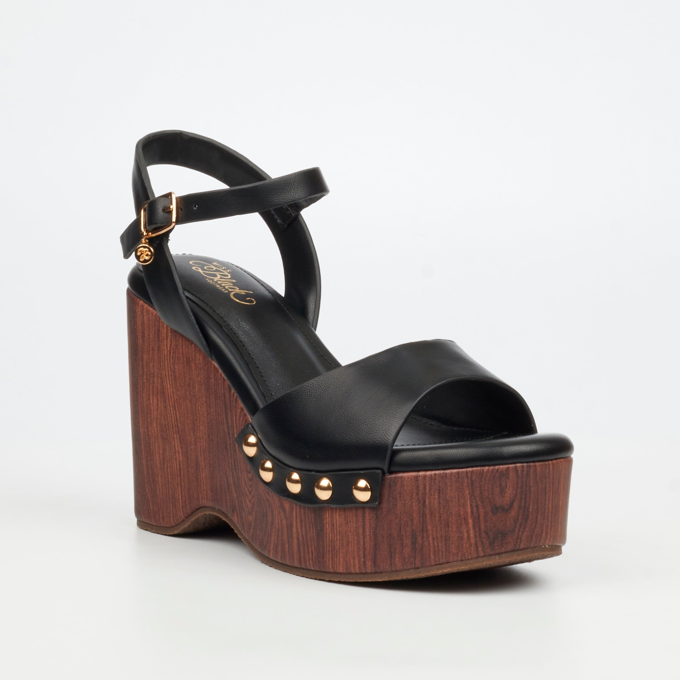 Miss Black Annalee 1 Wedge - Black