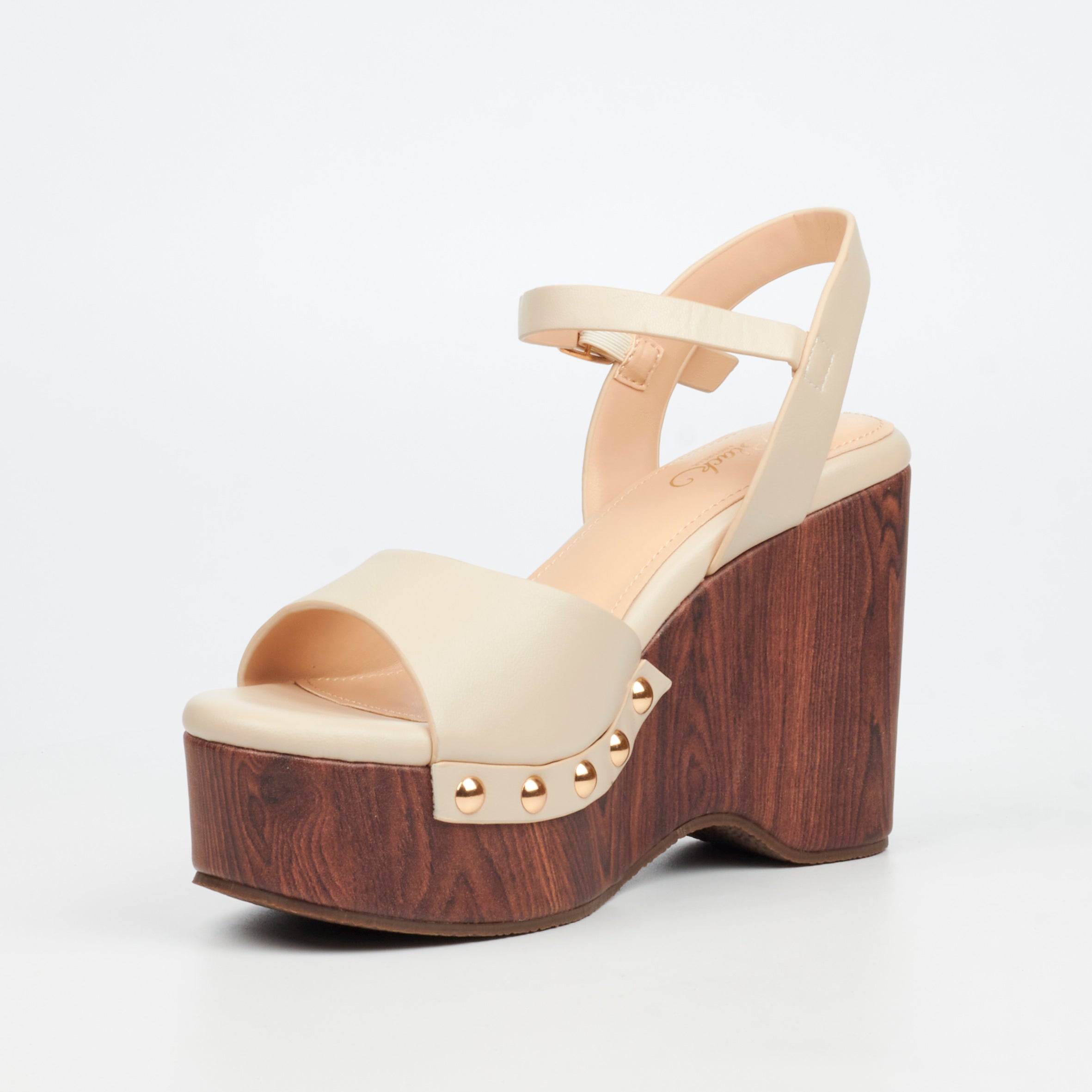 Miss Black Annalee 1 Wedge - Natural