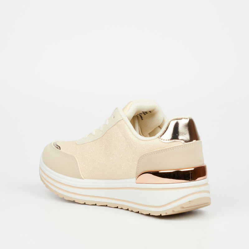 Butterfly Feet Apexx 1 Sneaker - Beige footwear Butterfly Feet   