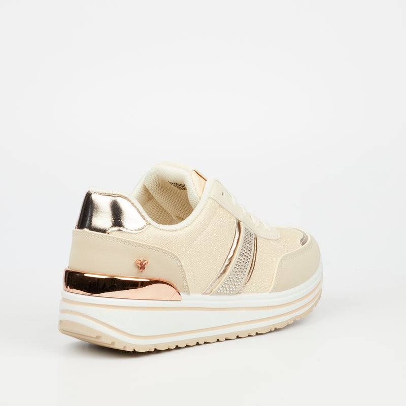 Butterfly Feet Apexx 1 Sneaker - Beige footwear Butterfly Feet   