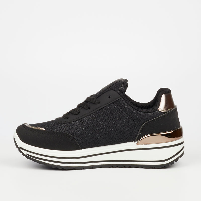 Butterfly Feet Apexx 1 Sneaker - Black footwear Butterfly Feet   