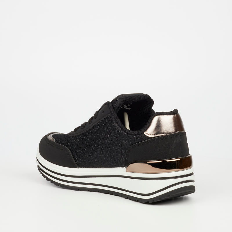 Butterfly Feet Apexx 1 Sneaker - Black footwear Butterfly Feet   