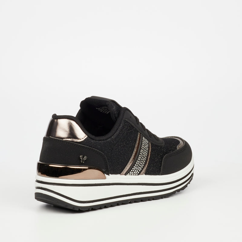 Butterfly Feet Apexx 1 Sneaker - Black footwear Butterfly Feet   