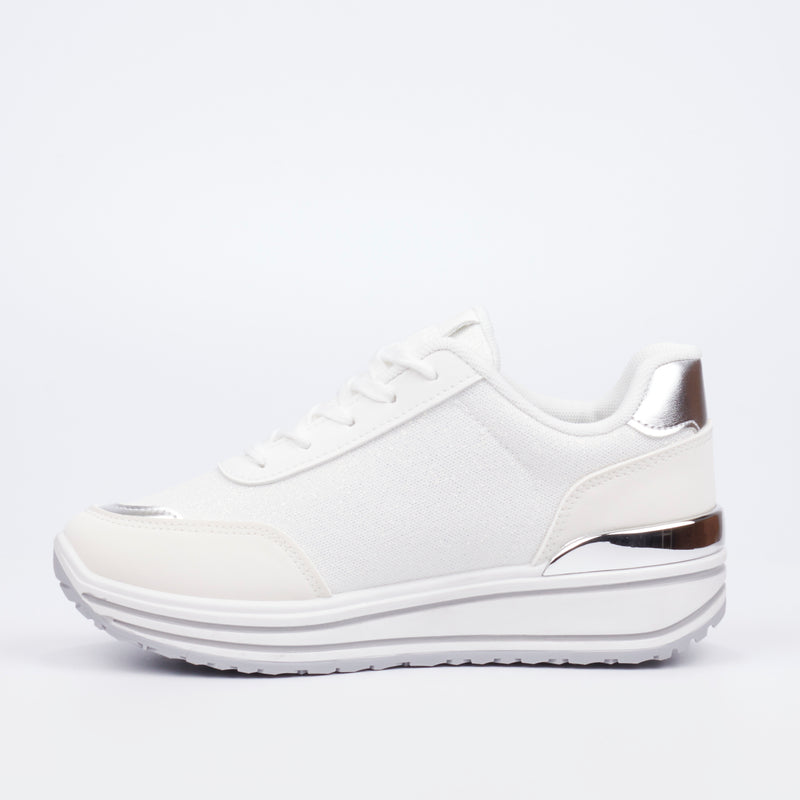 Butterfly Feet Apexx 1 Sneaker - White footwear Butterfly Feet   