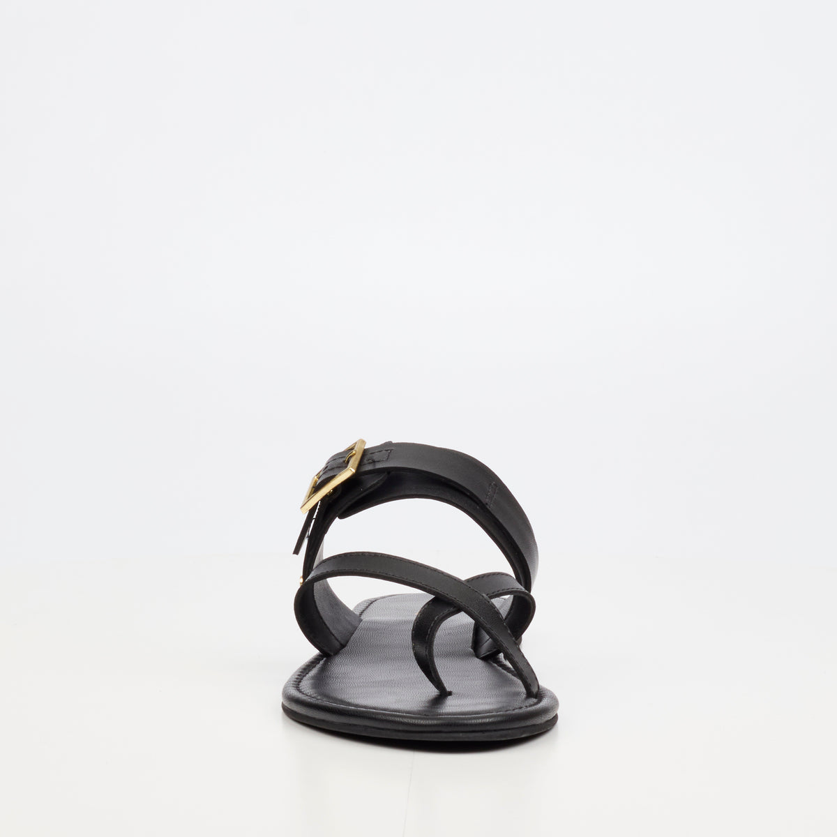 Nicci Tyler Ariana 1 Flat Sandal - Black footwear Nicci Tyler