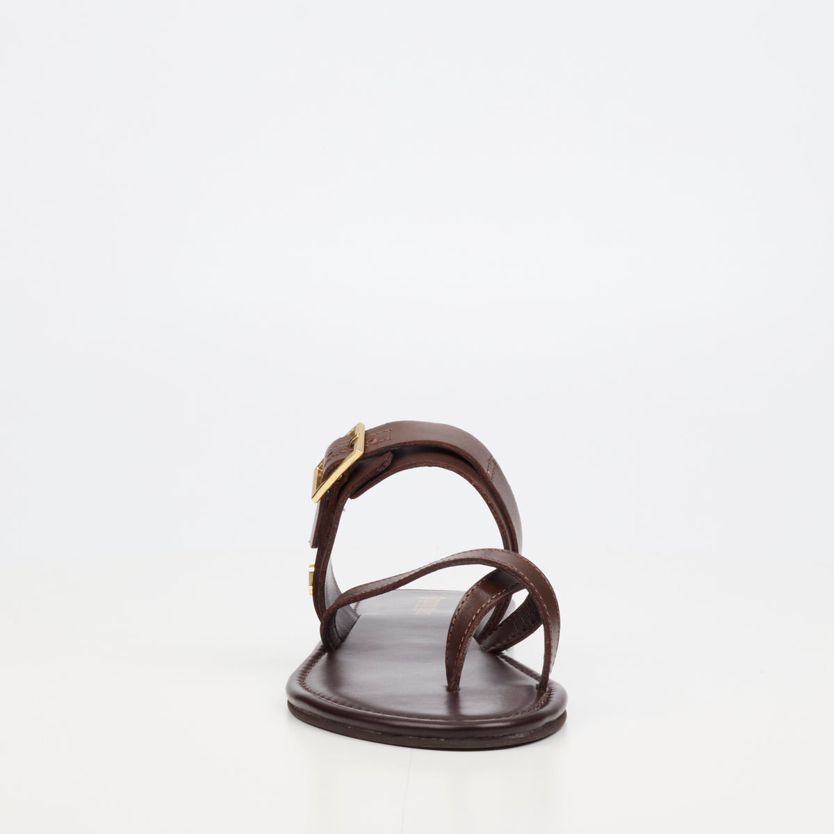 Nicci Tyler Ariana 1 Flat Sandal - Chocolate footwear Nicci Tyler