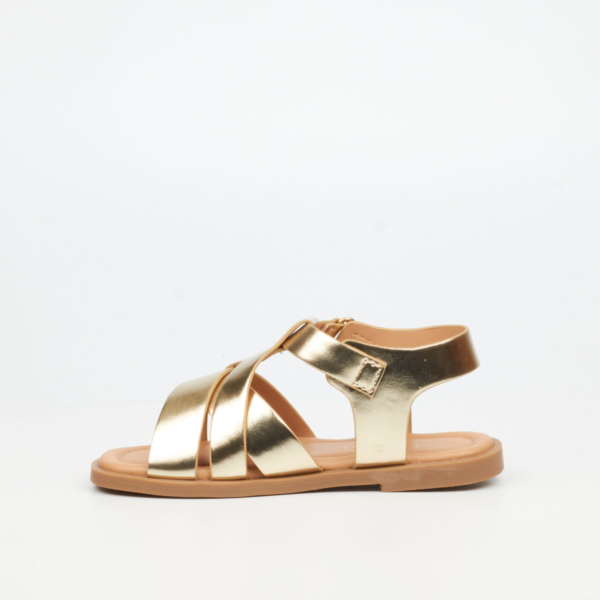 Flutterby Ariel 2 Flat Sandal - Gold (Infants) footwear Flutterby
