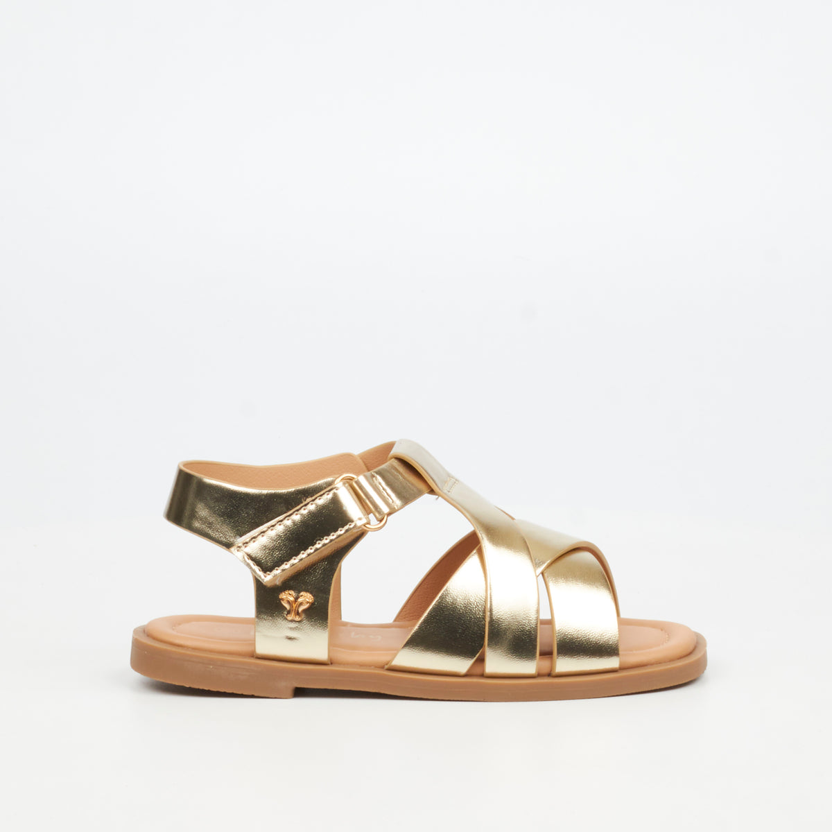 Flutterby Ariel 2 Flat Sandal - Gold (Infants) footwear Flutterby