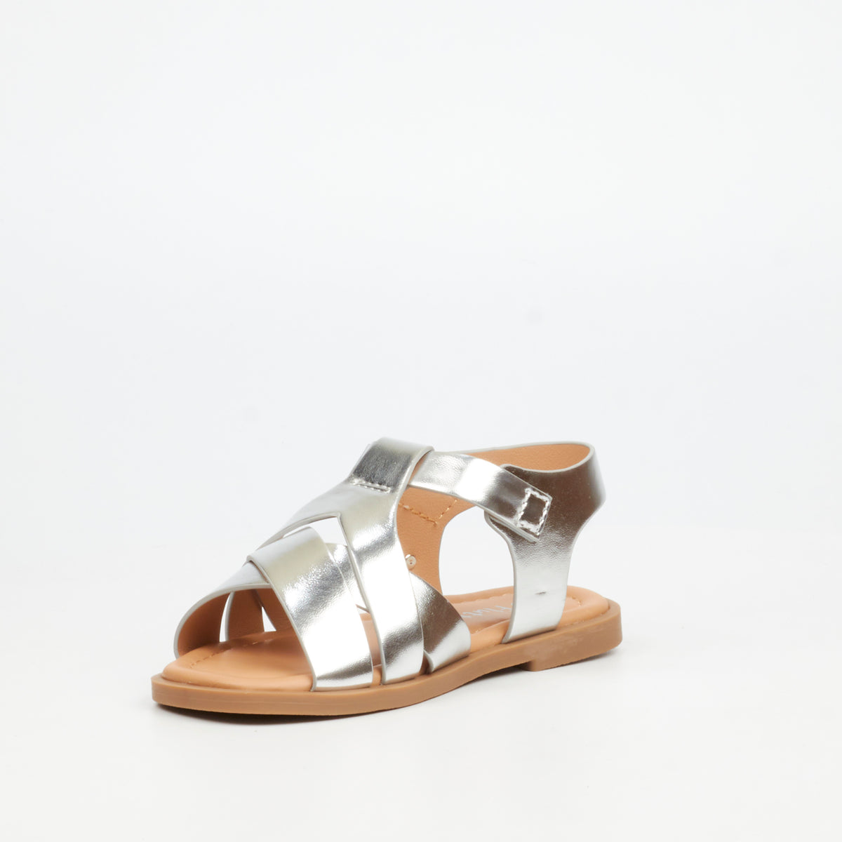 Flutterby Ariel 2 Flat Sandals - Silver (Infants)