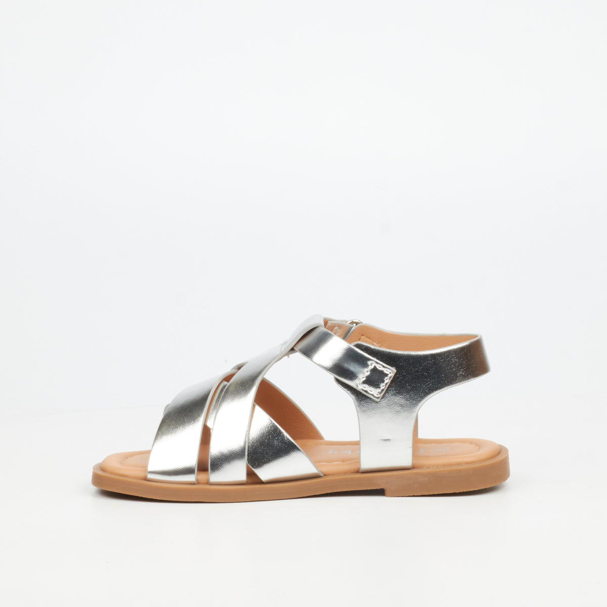 Flutterby Ariel 2 Flat Sandals - Silver (Infants)