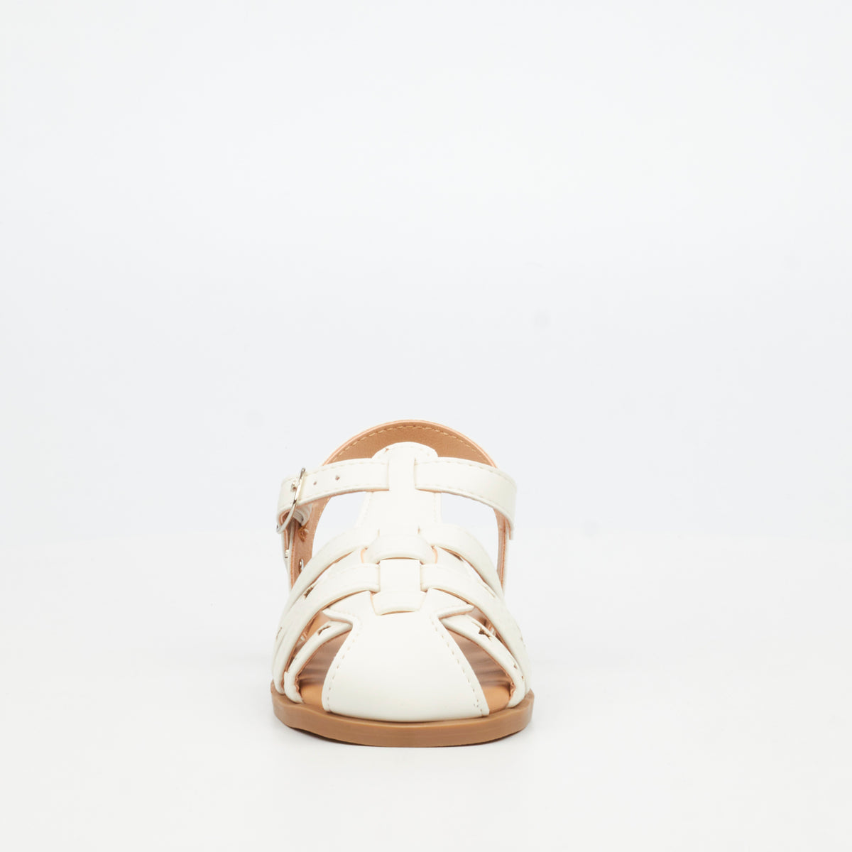 Flutterby Ariel 3 Flat Sandal - White (Infants)