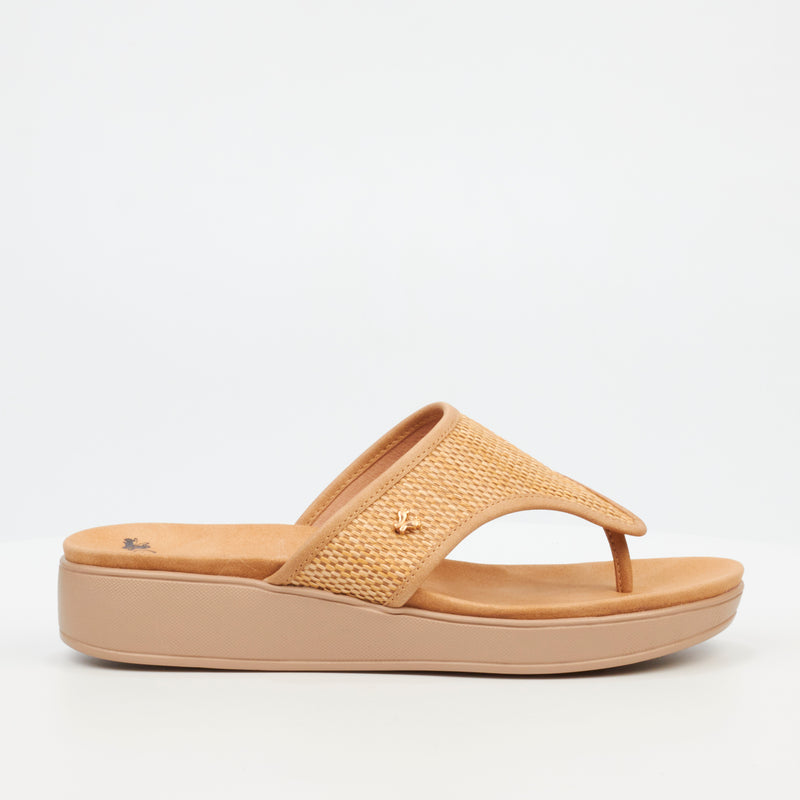 Butterfly Feet Arlo 1 Flatform - Beige footwear Butterfly Feet   