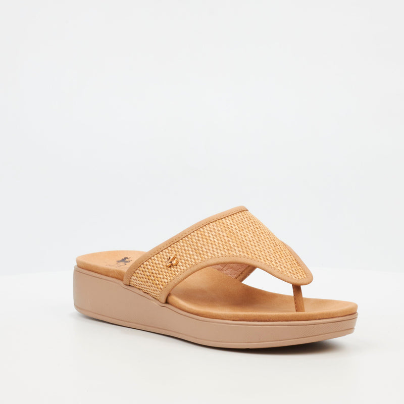 Butterfly Feet Arlo 1 Flatform - Beige footwear Butterfly Feet   