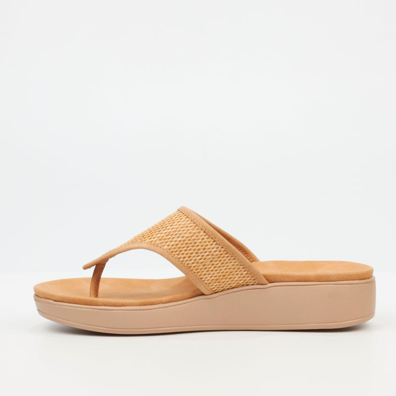 Butterfly Feet Arlo 1 Flatform - Beige footwear Butterfly Feet   