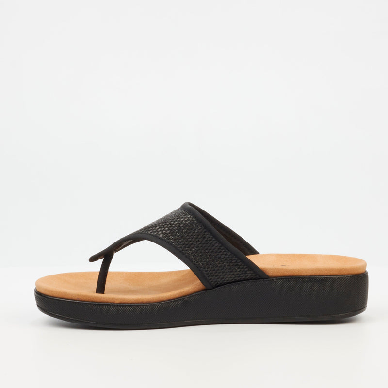 Butterfly Feet Arlo 1 Flatform - Black footwear Butterfly Feet   