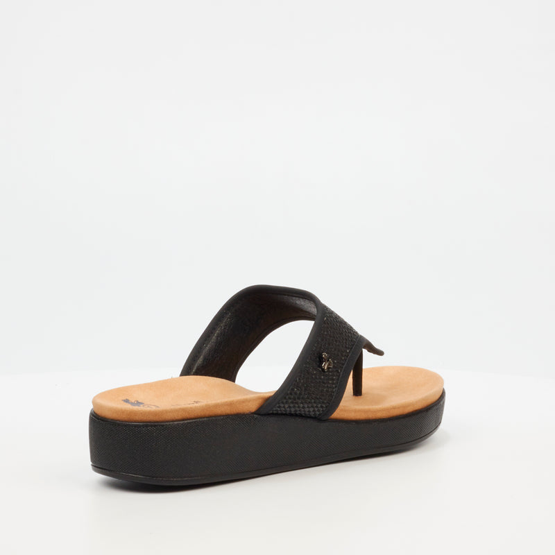 Butterfly Feet Arlo 1 Flatform - Black footwear Butterfly Feet   