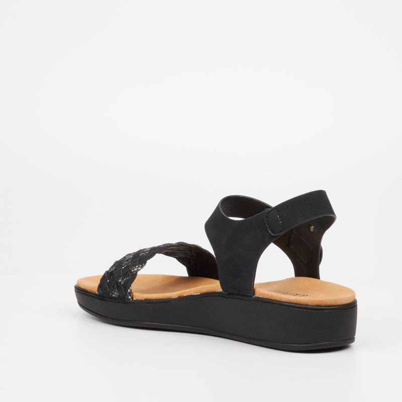 Butterfly Feet Arlo 2 Flatform - Black footwear Butterfly Feet   