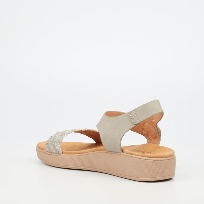 Butterfly Feet Arlo 2 Flatform - Grey footwear Butterfly Feet   