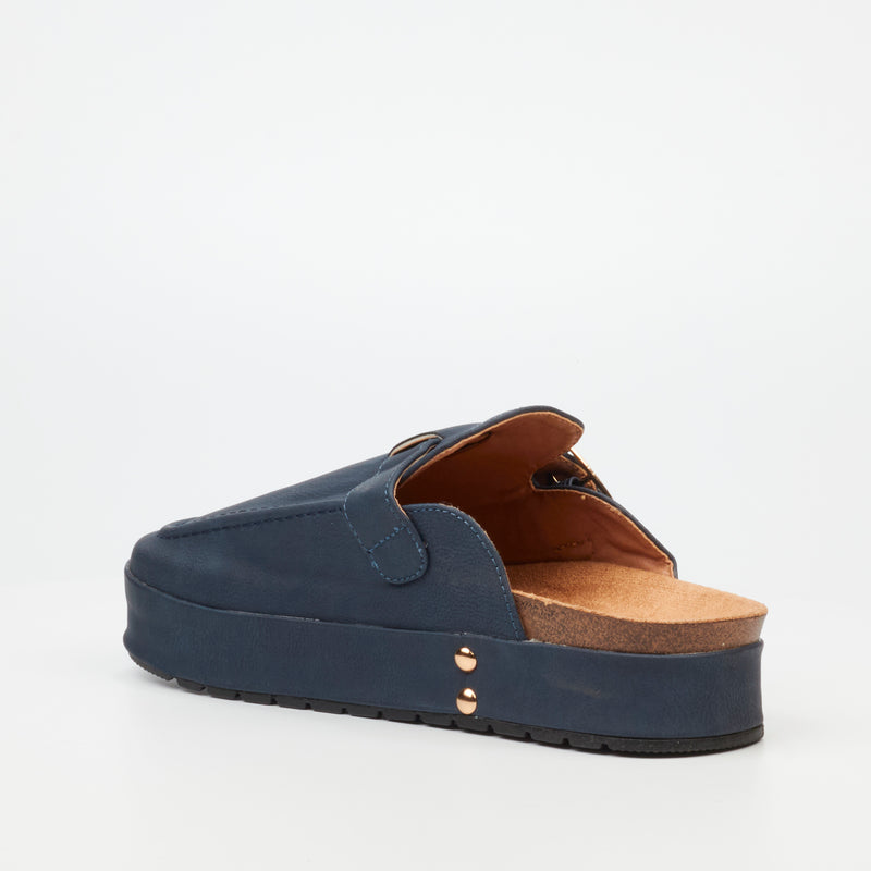 Butterfly Feet Aruna 1 Sandal - Navy footwear Butterfly Feet