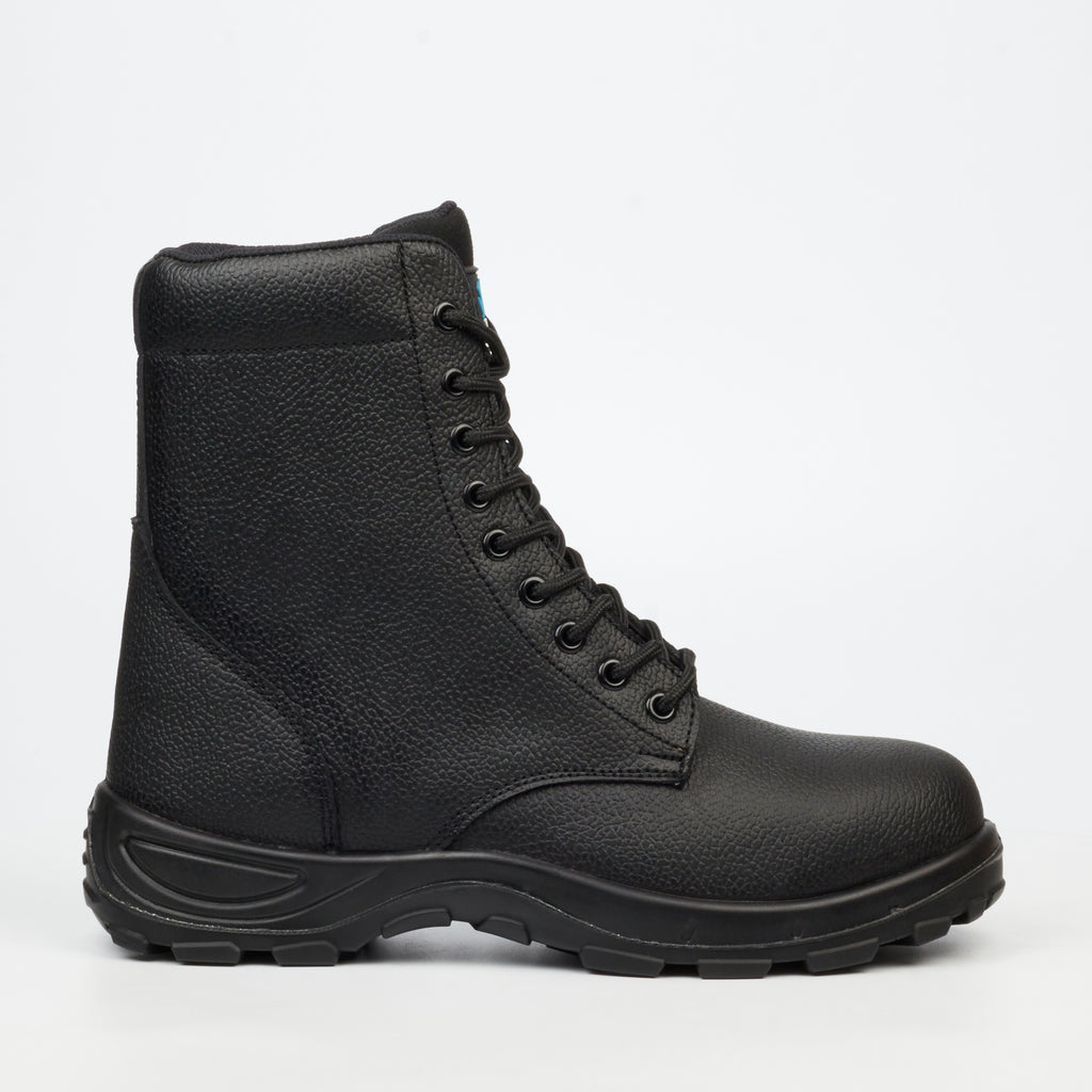Grittgear Assalt 1 Genuine Leather Ankle Boot - Black safety Grittgear