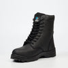 Grittgear Assalt 1 Genuine Leather Ankle Boot - Black safety Grittgear