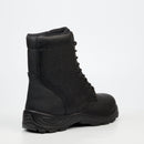 Grittgear Assalt 1 Genuine Leather Ankle Boot - Black safety Grittgear