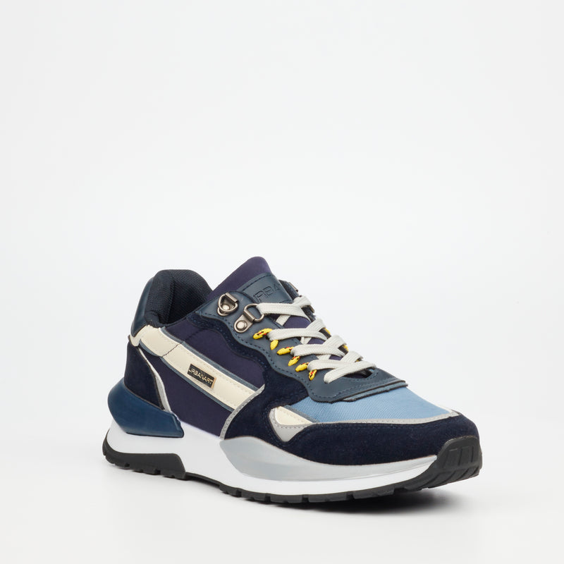 Urbanart Athene 1 Faux Nubuck / Nylon Sneaker - Navy footwear UBRT   