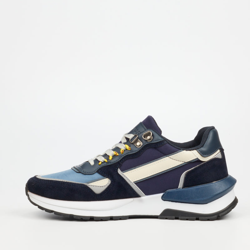 Urbanart Athene 1 Faux Nubuck / Nylon Sneaker - Navy footwear UBRT   