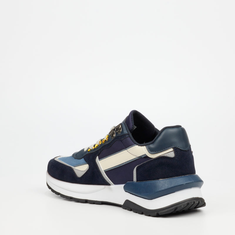 Urbanart Athene 1 Faux Nubuck / Nylon Sneaker - Navy footwear UBRT   