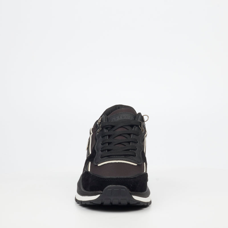 Urbanart Athene 1 Faux Nubuck/Nylon Sneaker - Black